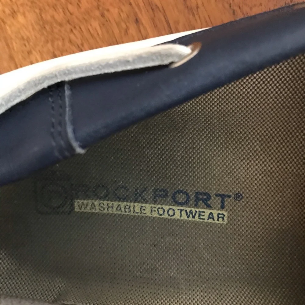 Rockport Men’s Leather Patriotic Boat Shoe